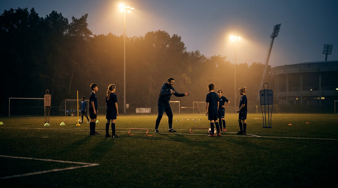 Flair Football training session in Mississauga