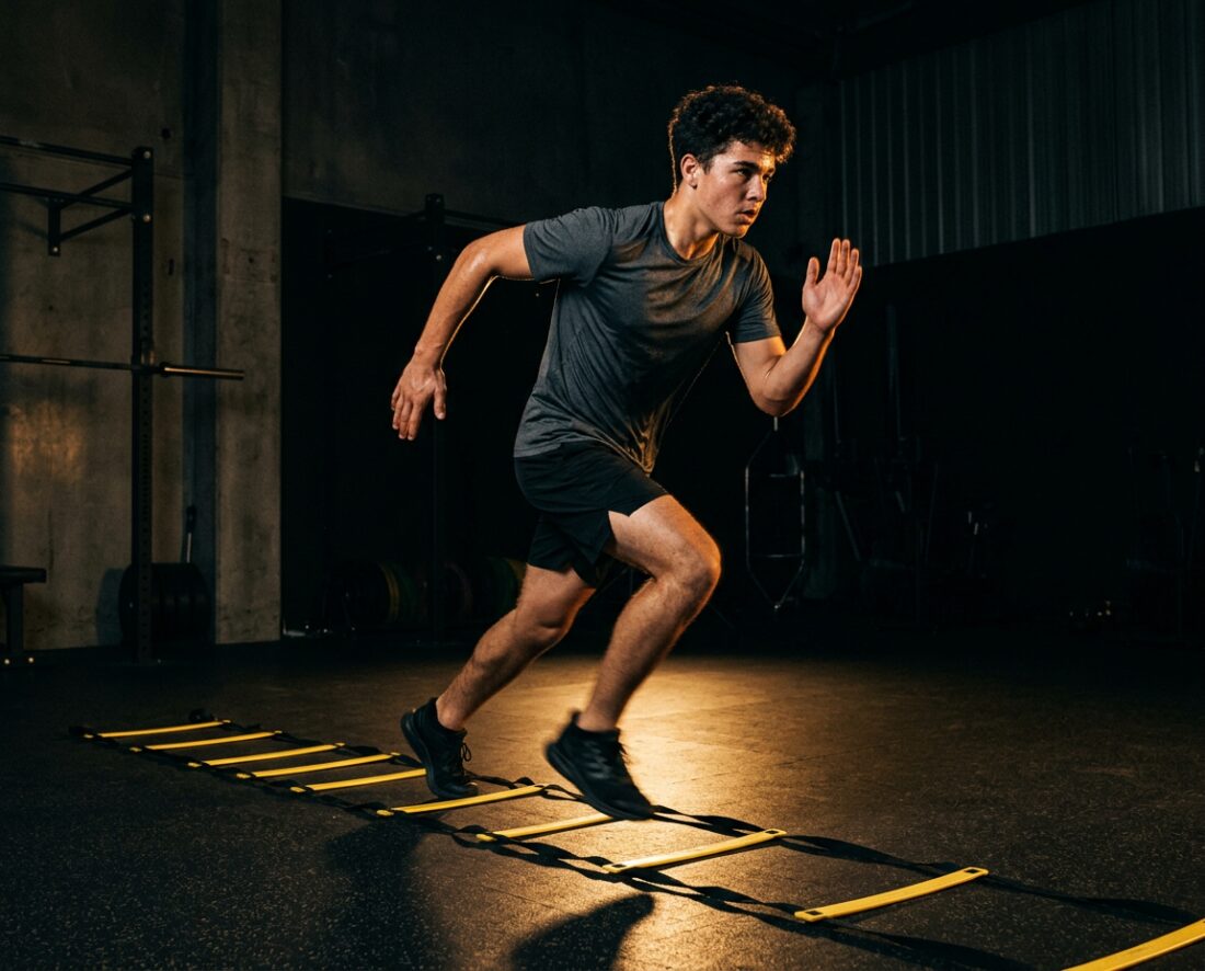 Athlete training speed and power